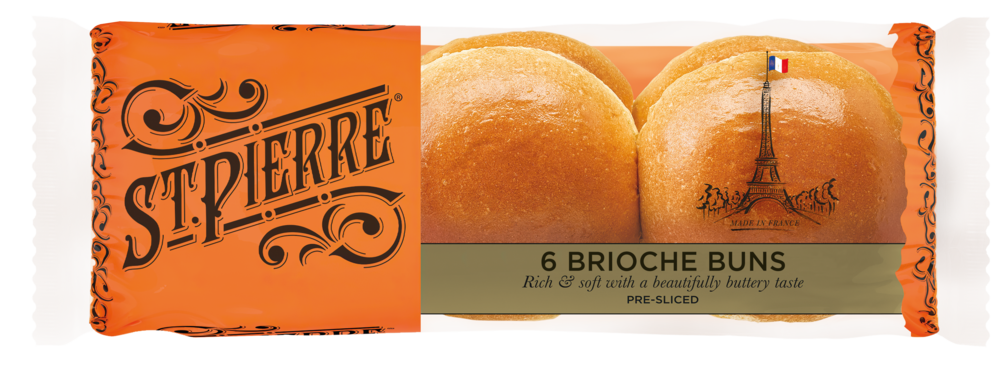 St Pierre 6 Brioche Buns