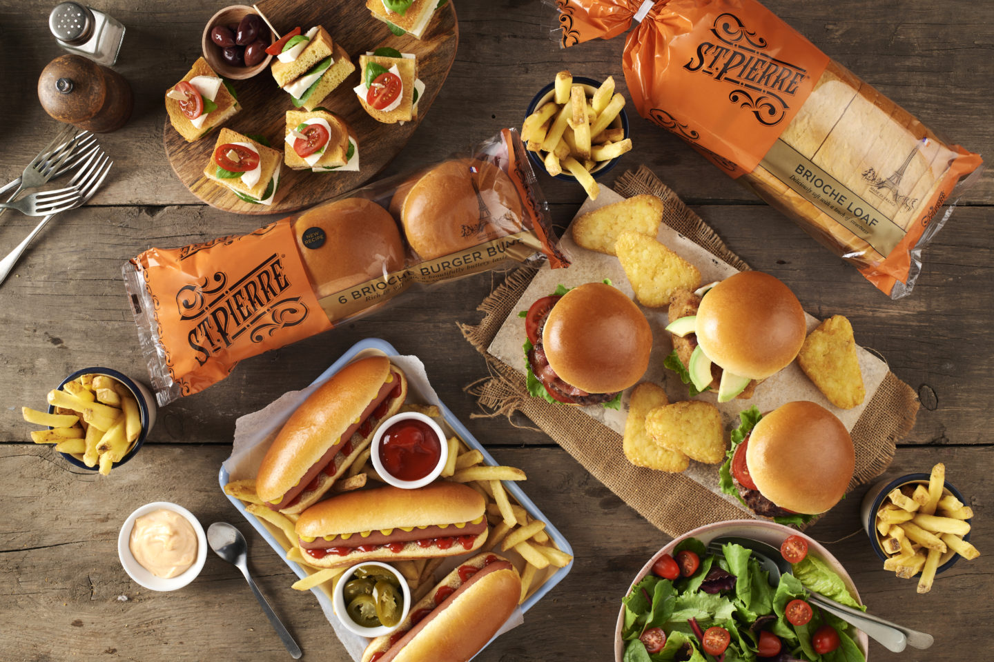 Brioche products spread