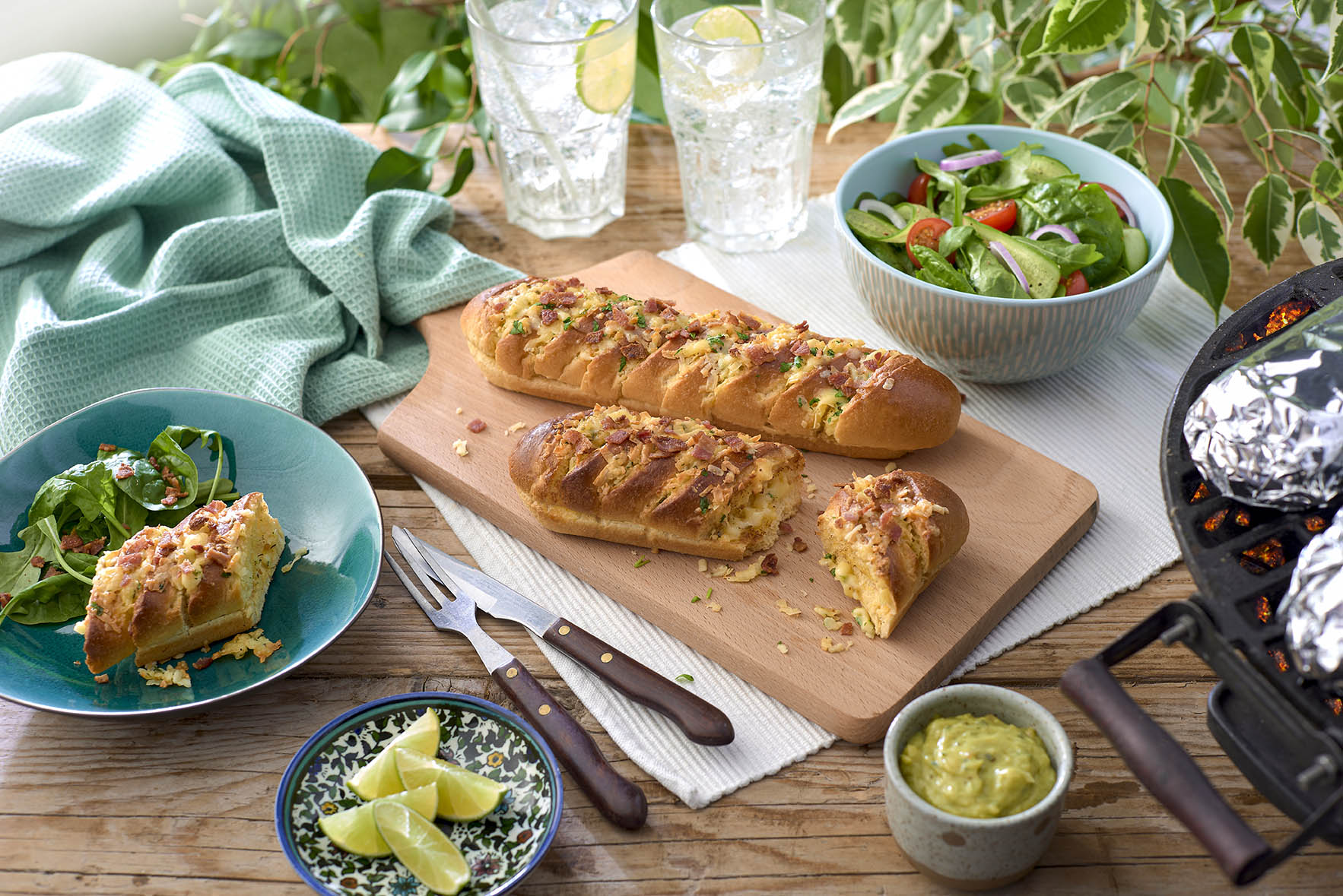 Barbecued Hasselback Brioche Baguette – St Pierre UK