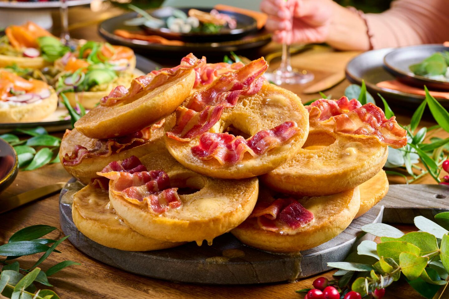 Maple And Bacon Brioche Bagels