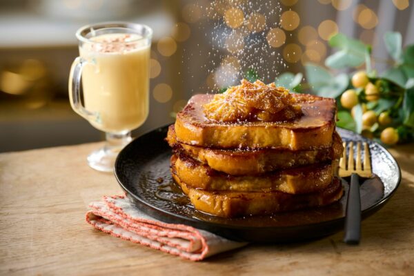 Christmas Eggnog French toast