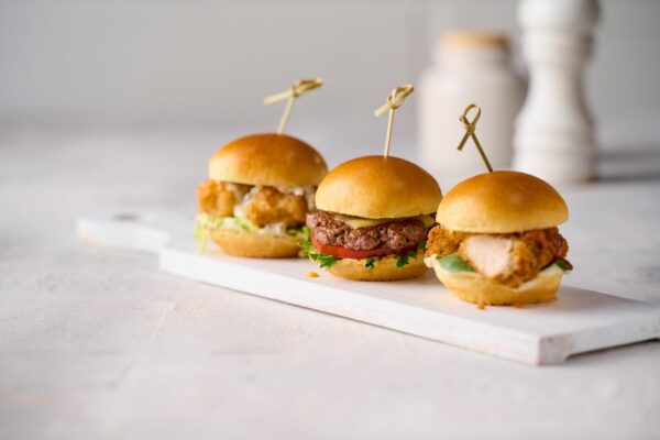 Trio of Mini Burger Buns