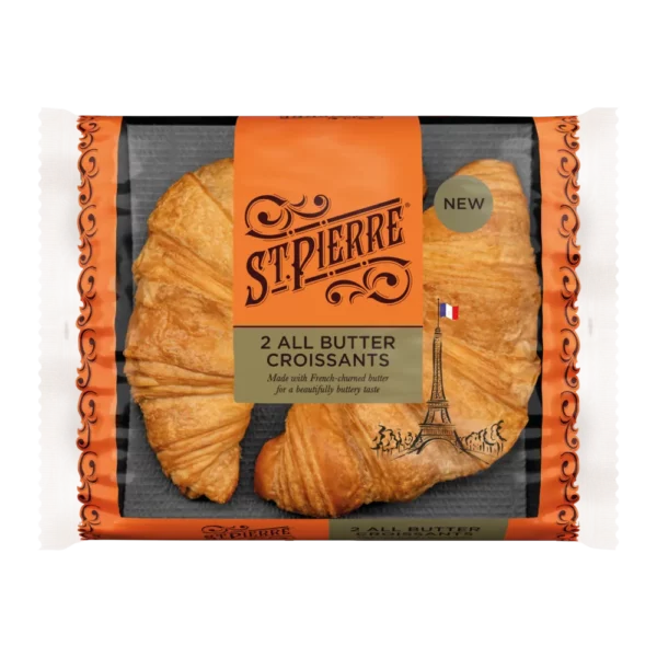 St Pierre 2 All Butter Croissants (UK)