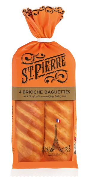 St Pierre 4 Brioche Baguettes (UK)
