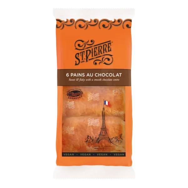 St Pierre 6 Vegan Pains Au Chocolat (UK)