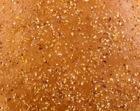Caramelised Onion Brioche Bun Close-Up
