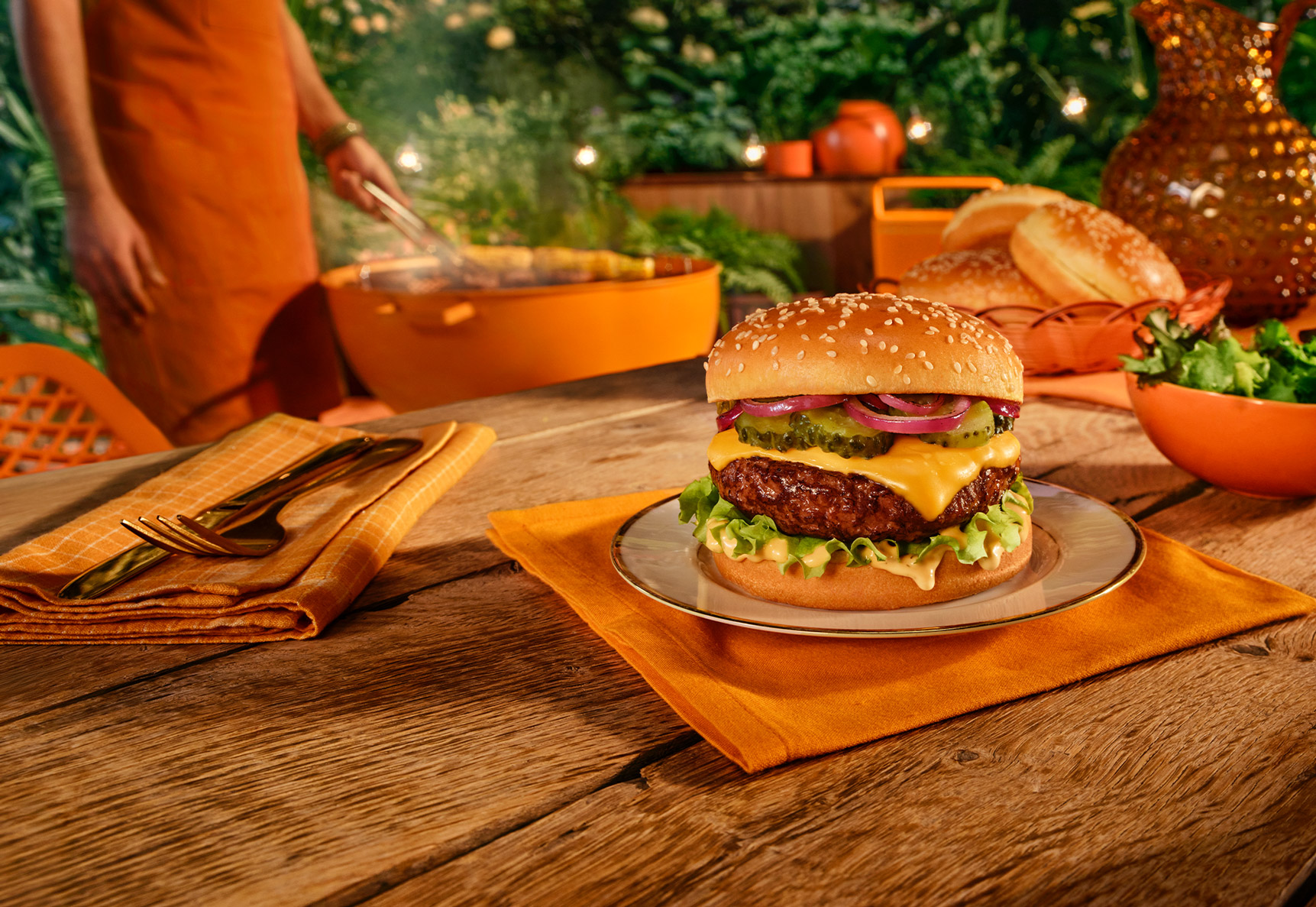 BBQ Seeded Beef Burger