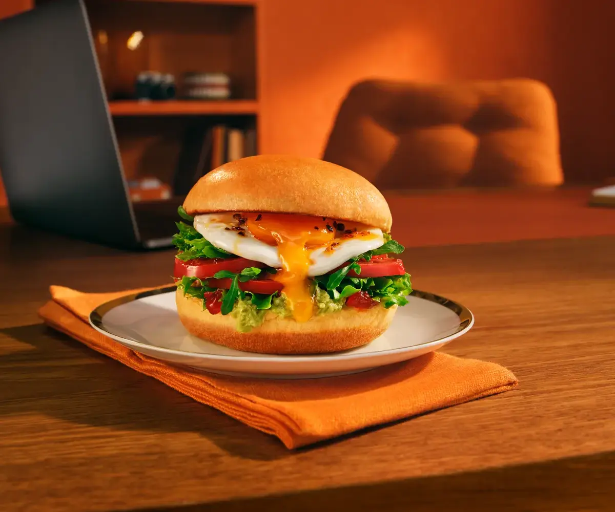 Brioche Egg Lunch Burger